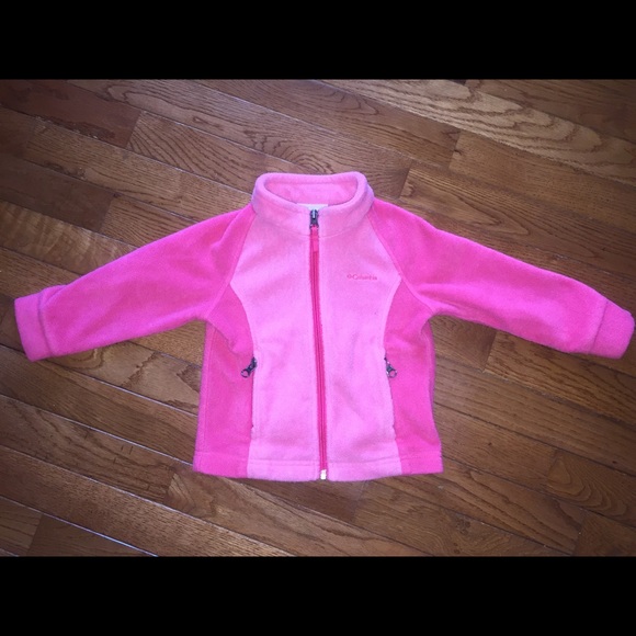 2T Girls Fleece Columbia Jacket - Picture 1 of 3